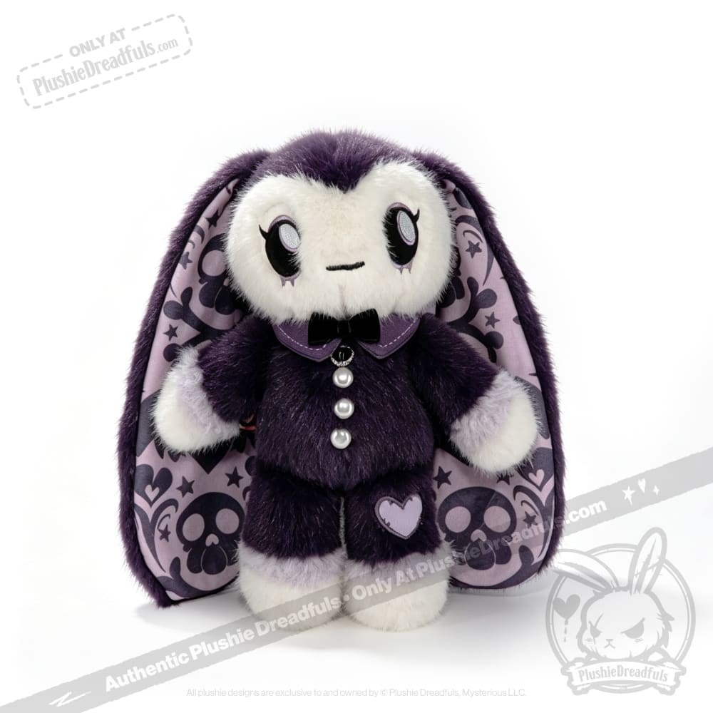 Masking Rabbit Goth Edition - Plush Rabbit Stuffed Animal - plush