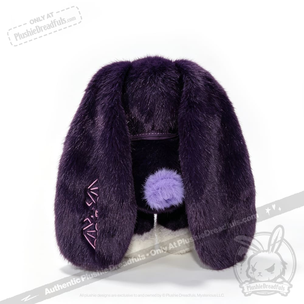 Masking Rabbit Goth Edition - Plush Rabbit Stuffed Animal - plush