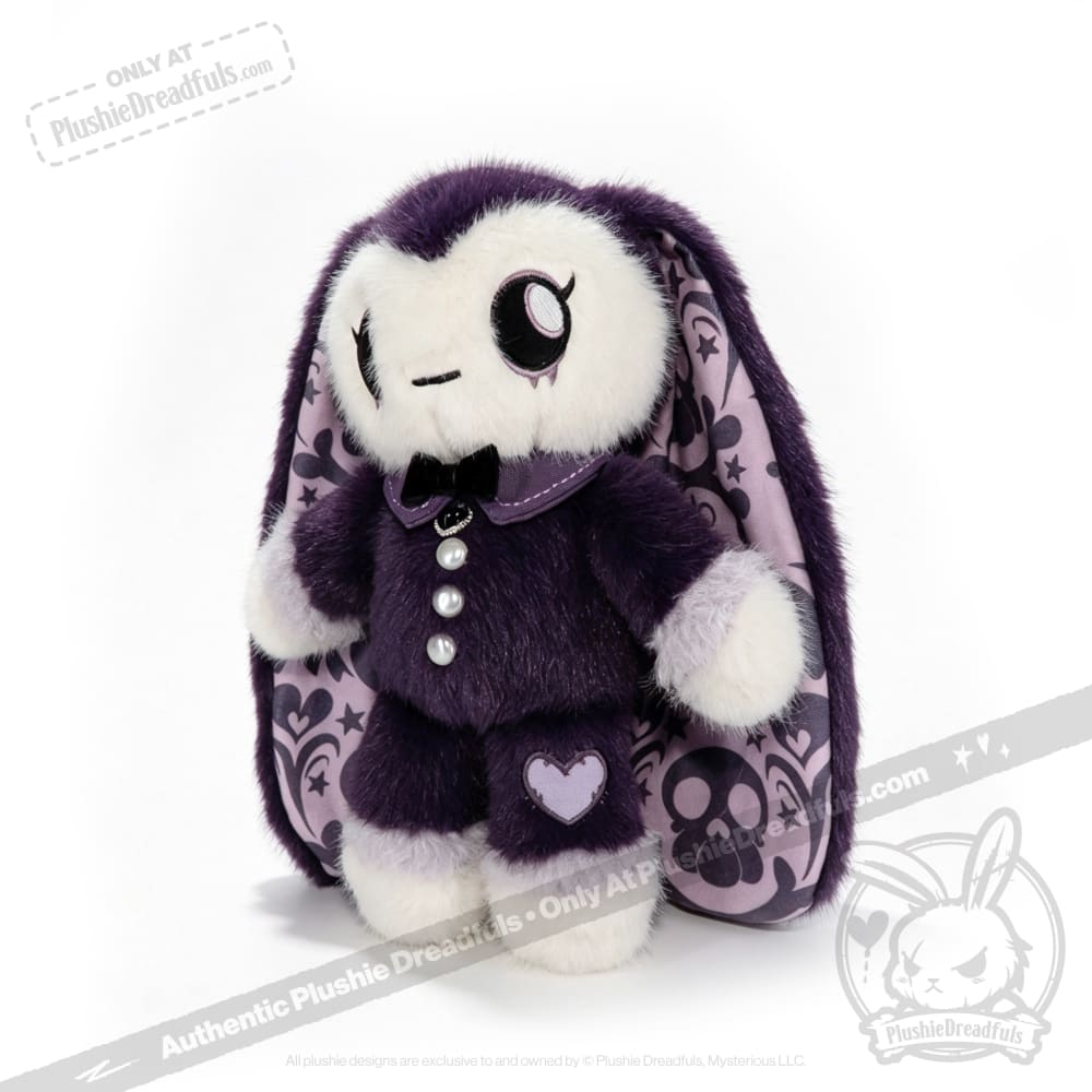 Masking Rabbit Goth Edition - Plush Rabbit Stuffed Animal - plush