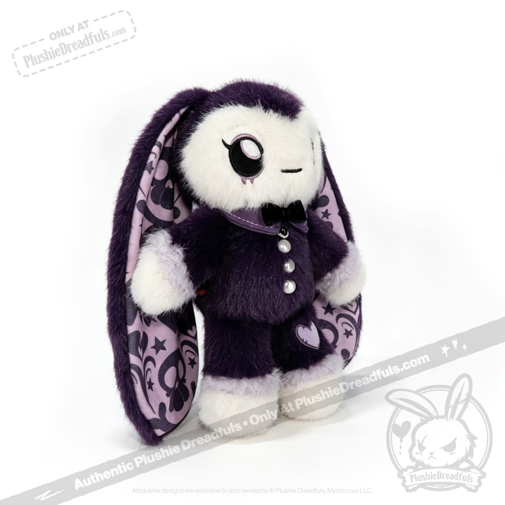 Masking Rabbit Goth Edition - Plush Rabbit Stuffed Animal - plush