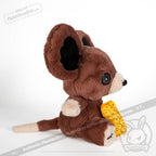 Plushie Dreadfuls - Megalophobia Mouse - Plush Stuffed Animal - Mysterious