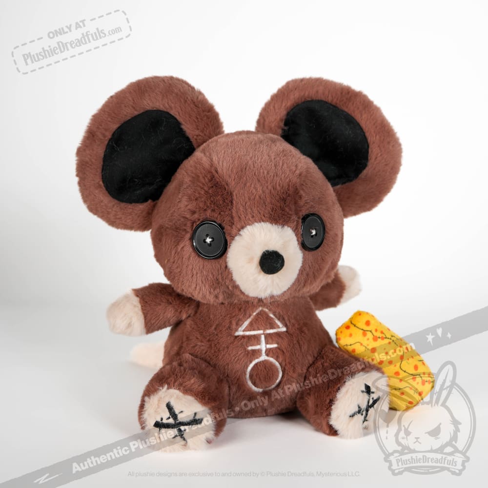 Plushie Dreadfuls - Megalophobia Mouse - Plush Stuffed Animal - Mysterious