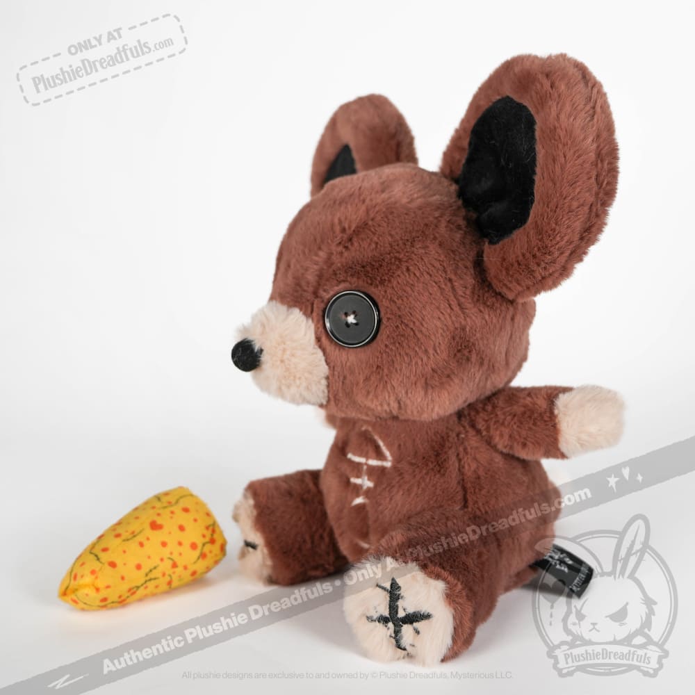 Plushie Dreadfuls - Megalophobia Mouse - Plush Stuffed Animal - Mysterious