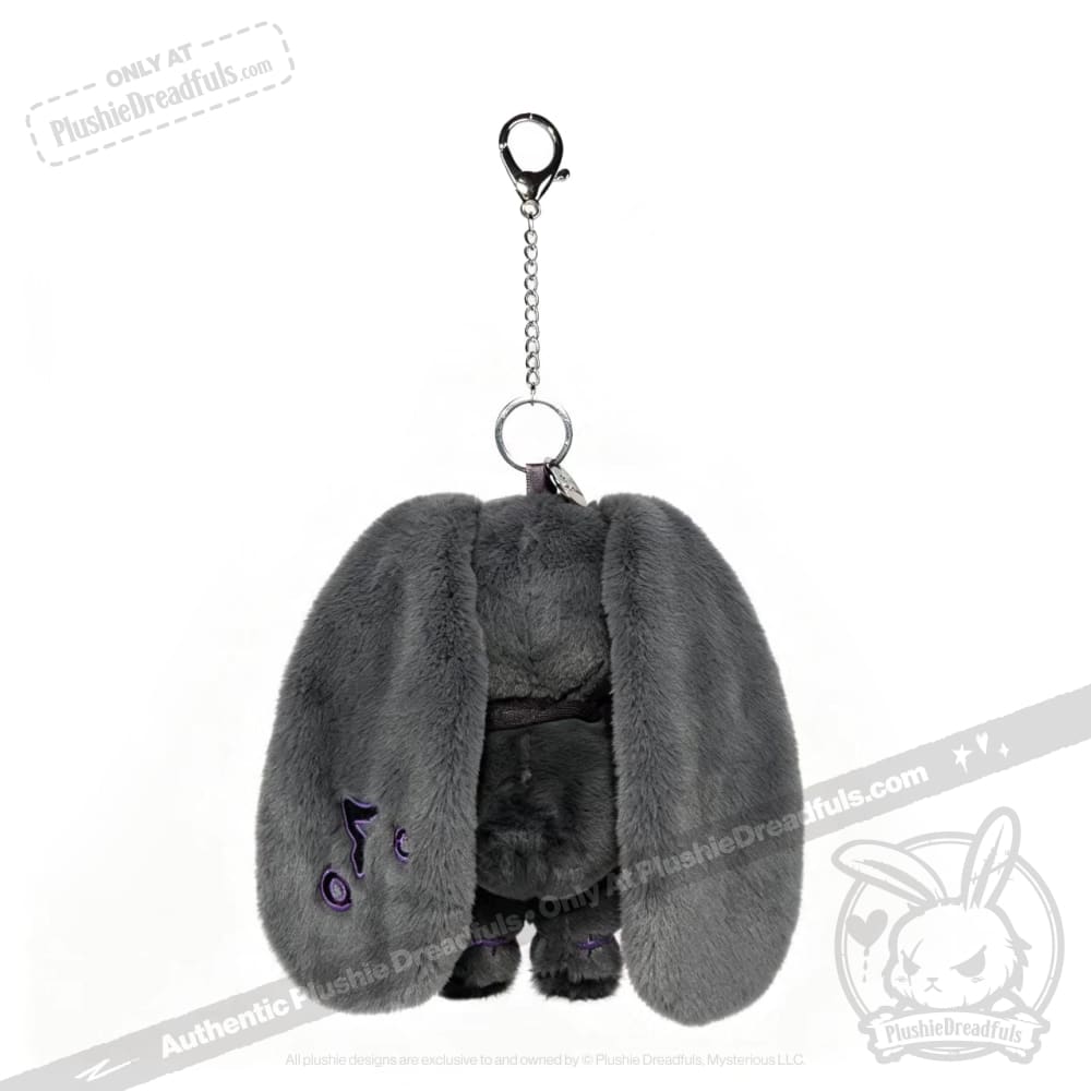 Melancholy Rabbit Plush Keychain Accessory - Keychain