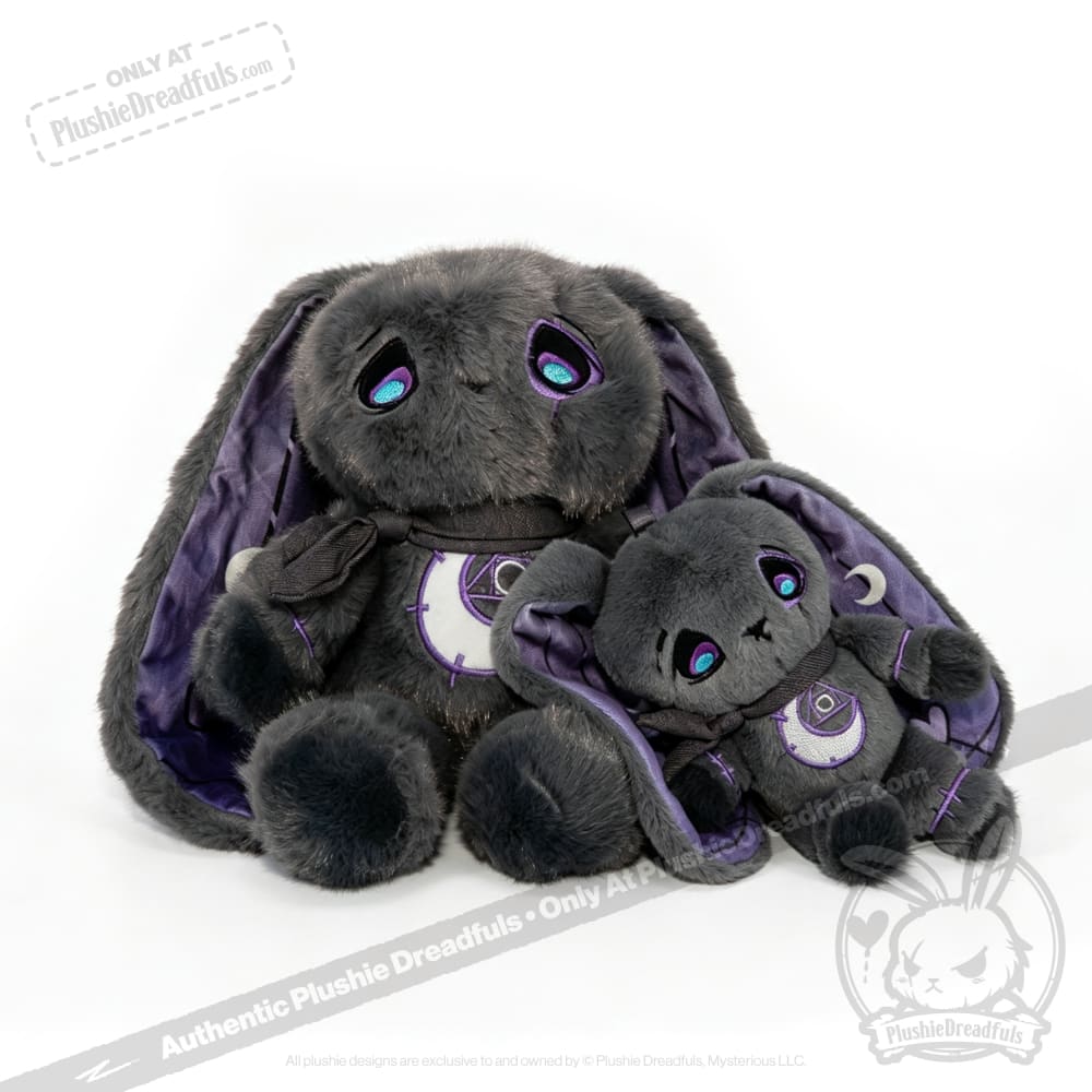 Melancholy Rabbit Plush Keychain Accessory - Keychain