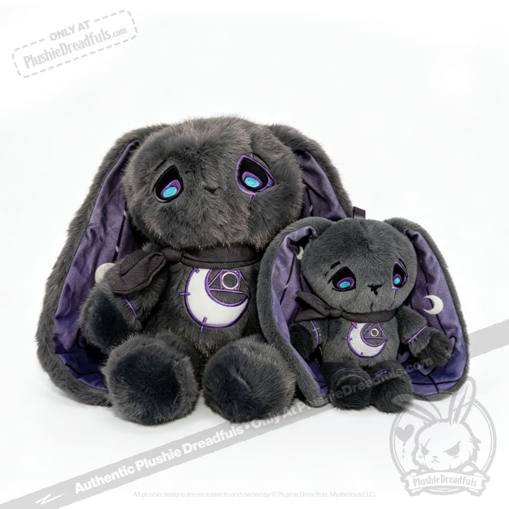 Melancholy Rabbit Plush Keychain Accessory - Keychain