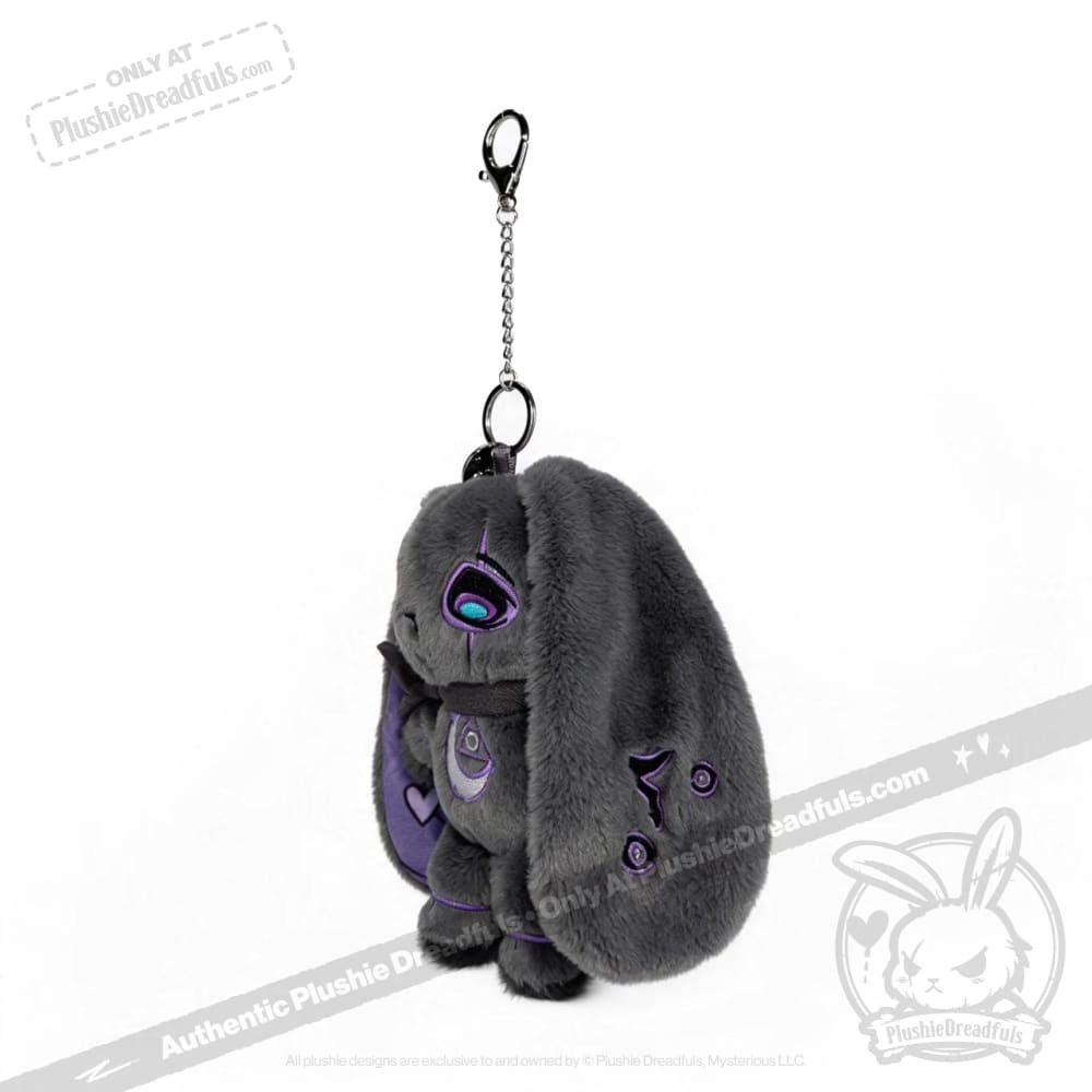 Melancholy Rabbit Plush Keychain Accessory - Keychain