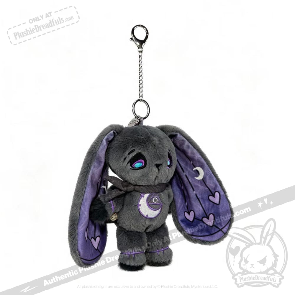 Melancholy Rabbit Plush Keychain Accessory - Keychain