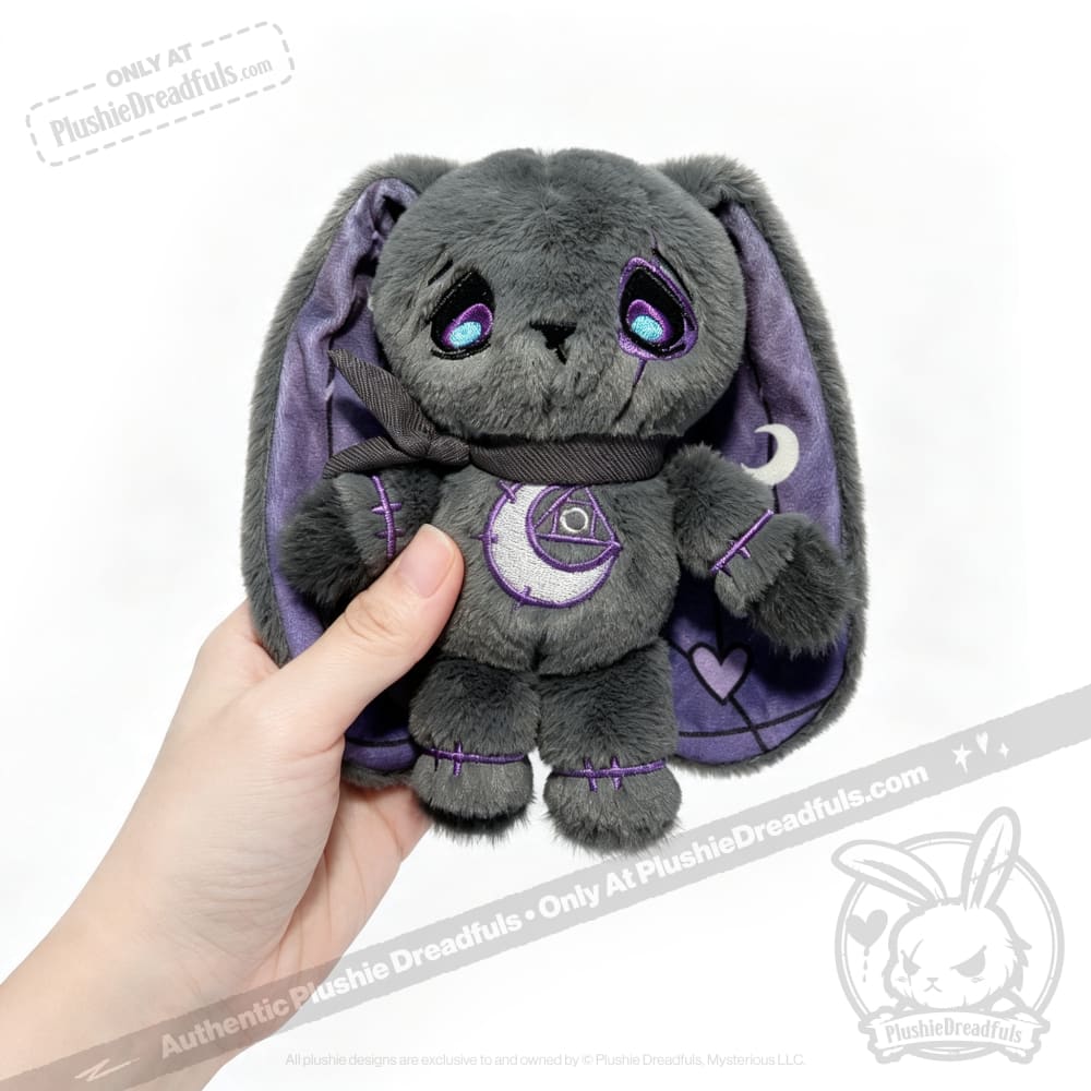 Melancholy Rabbit Plush Keychain Accessory - Keychain