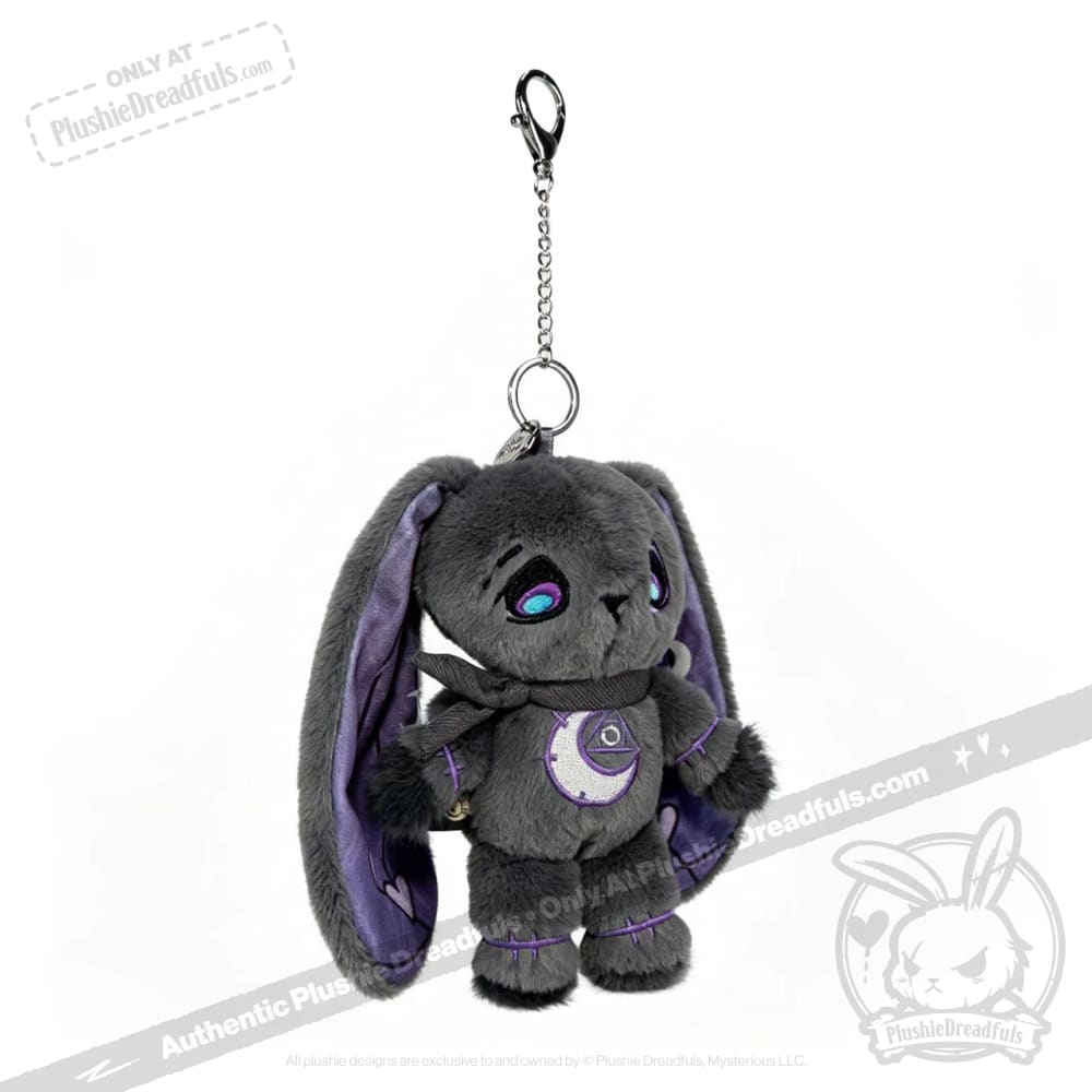 Melancholy Rabbit Plush Keychain Accessory - Keychain