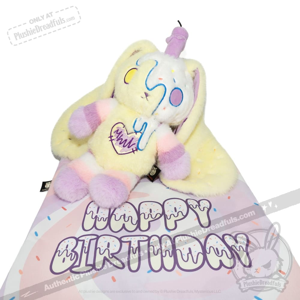 Plushie Dreadfuls - Mile Stone Birthday Cake Rabbit - Plush Stuffed Animal - toy