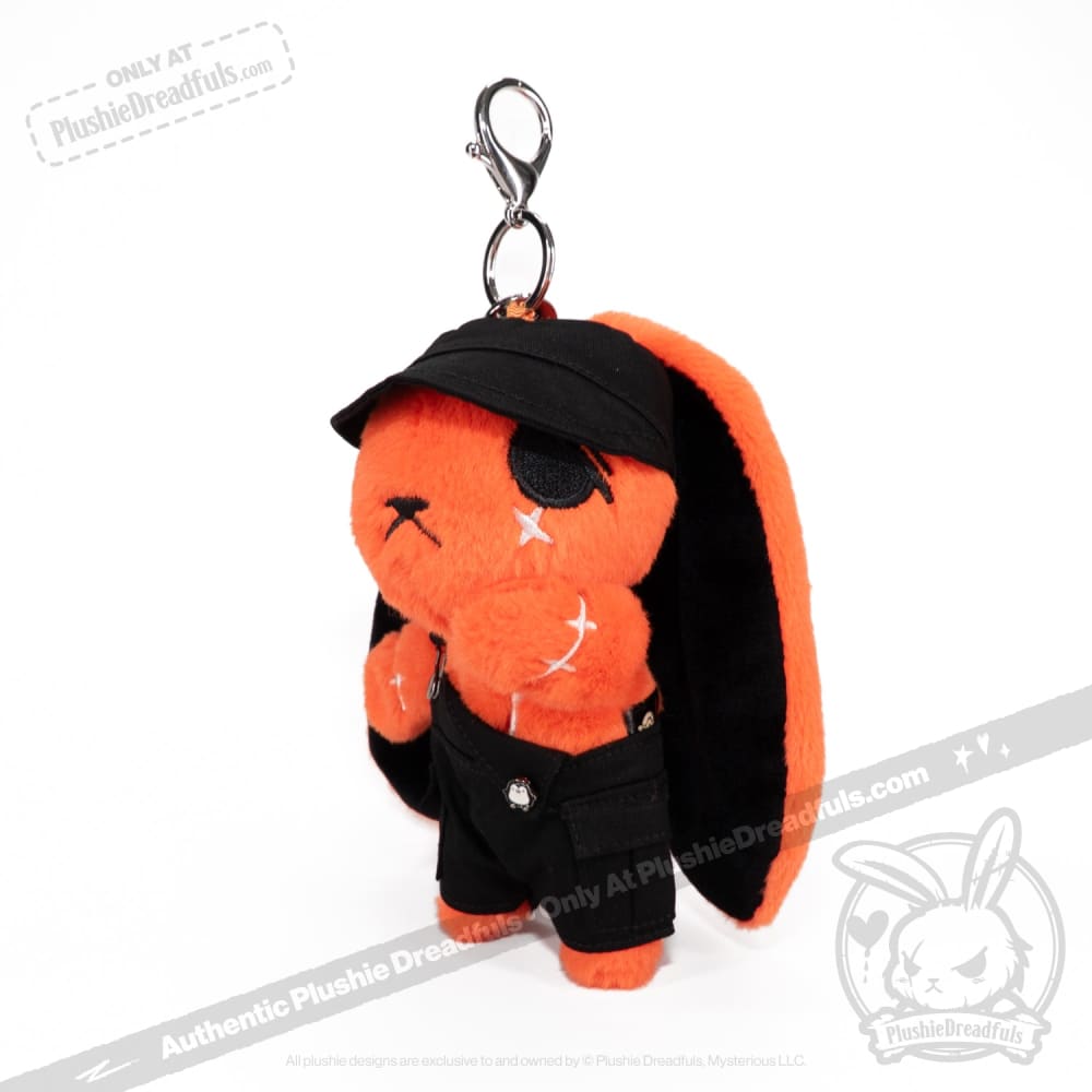 Mini Plush Outfit Black off the Shoulder Overalls accessory