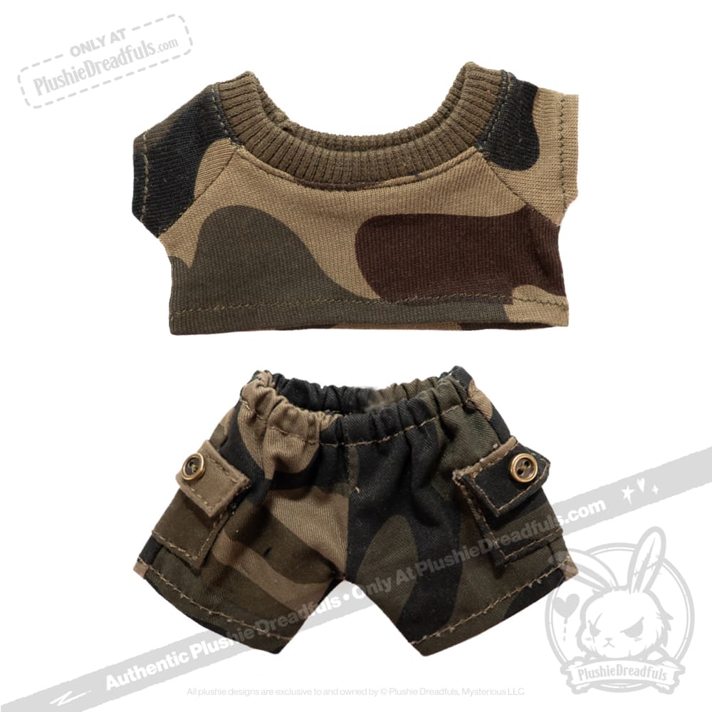 Mini Plush Outfit Camo Outfit accessory