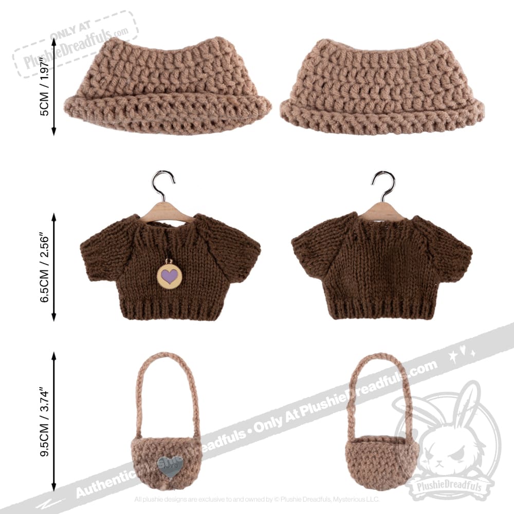 Mini Plush Outfit - Earth Tones Outfit accessory