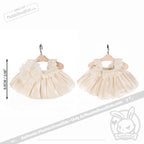 Mini Plush Outfit - Fancy White Dress accessory