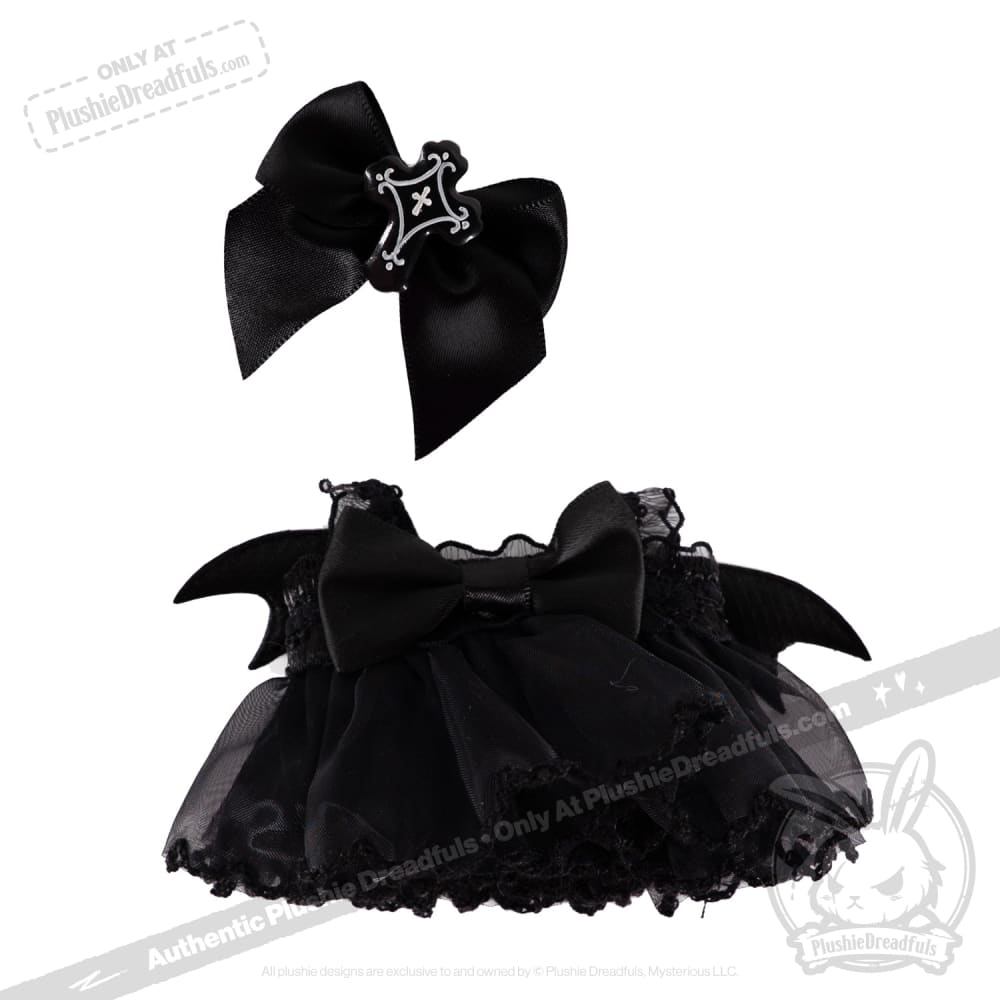 Mini Plush Outfit - Gothic Dress Set accessory