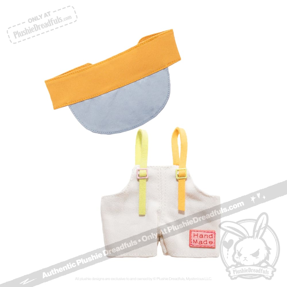 Mini Plush Outfit - Handy Cute Utility Wear White accessory