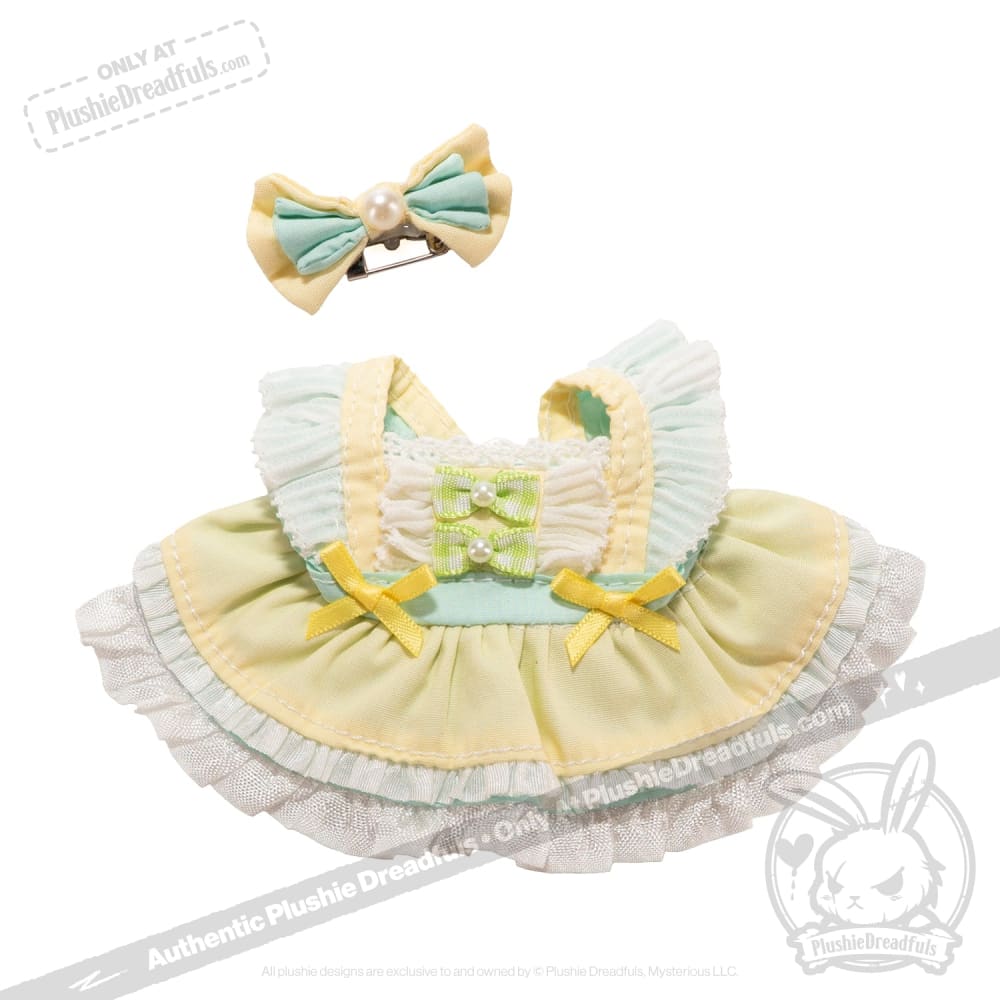 Mini Plush Outfit - Lemon Soda Dress accessory