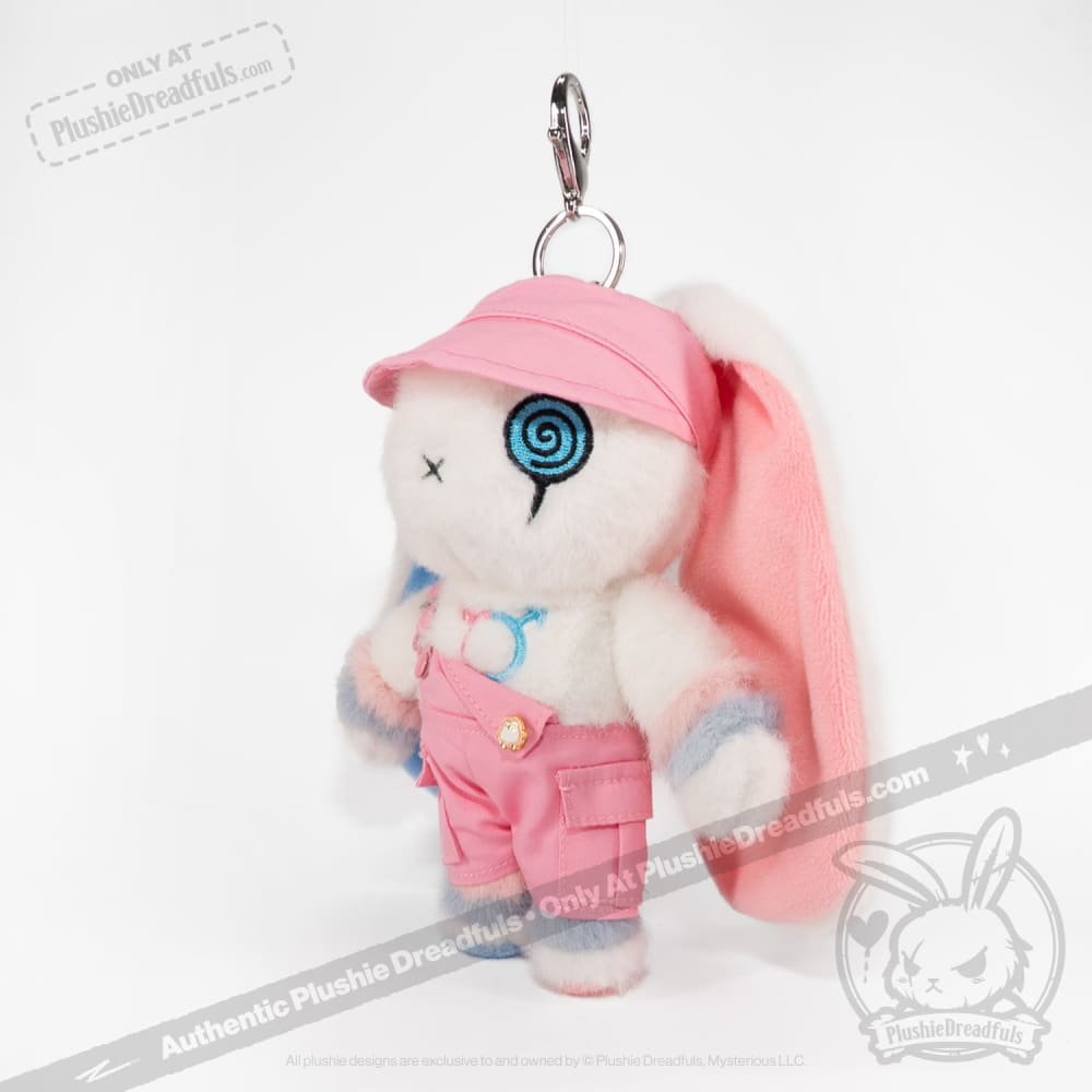 Mini Plush Outfit Pink off the Shoulder Overalls accessory