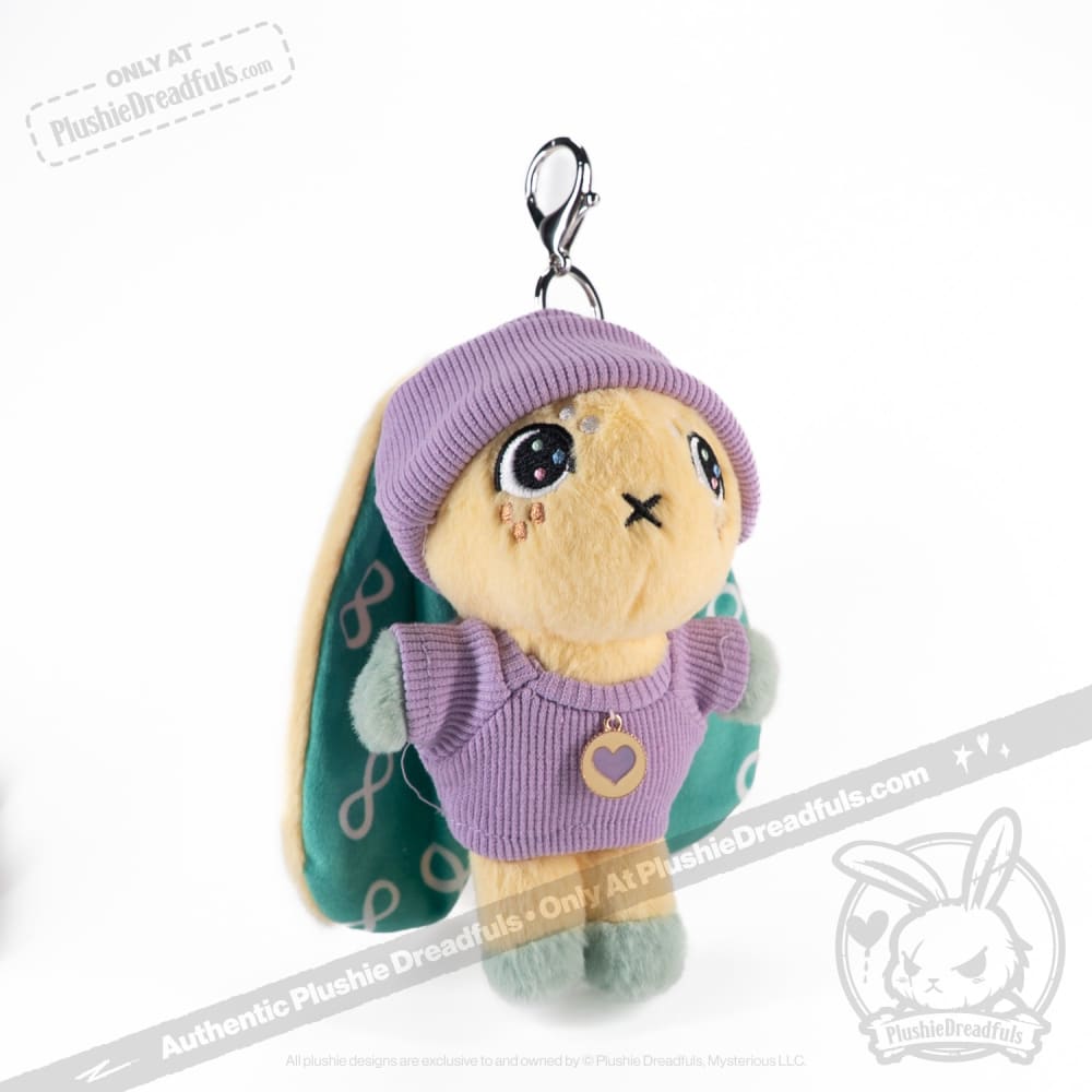 Mini Plush Outfit - Purple Sweater and Beanie accessory