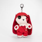 Mini Plush Outfit Red off the Shoulder Overalls (Copy) accessory
