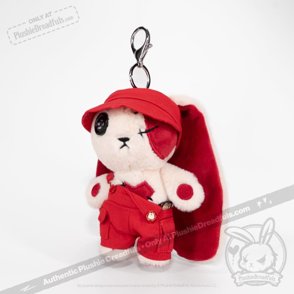 Mini Plush Outfit Red off the Shoulder Overalls (Copy) accessory