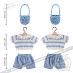 Mini Plush Outfit - Striped Sweater Casual Outfit accessory