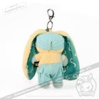 Mini Plush Outfit Teal off the Shoulder Overalls accessory