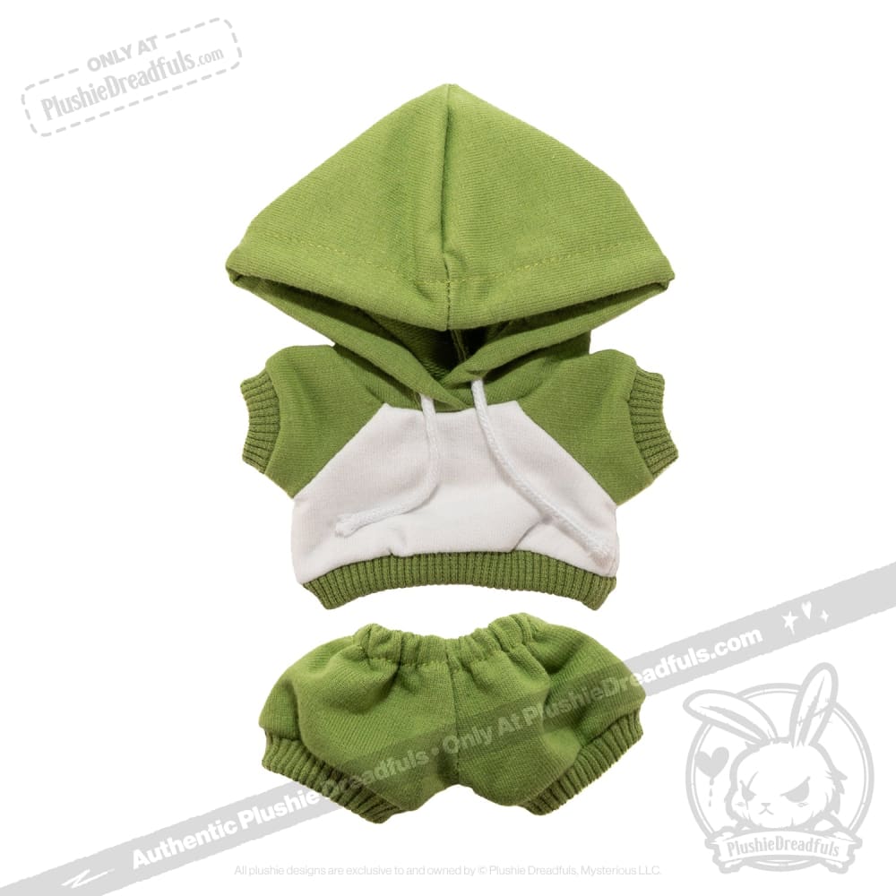 Mini Plush Outfit - Tiny Track Suit Frog Green accessory