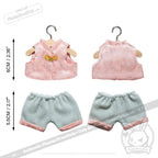 Mini Plush Outfit - Traditional Pink and Blue Plush Outfit accessory