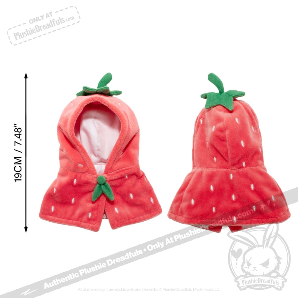 Plushie Dreadfuls Mini Plush Strawberry Cloak accessory