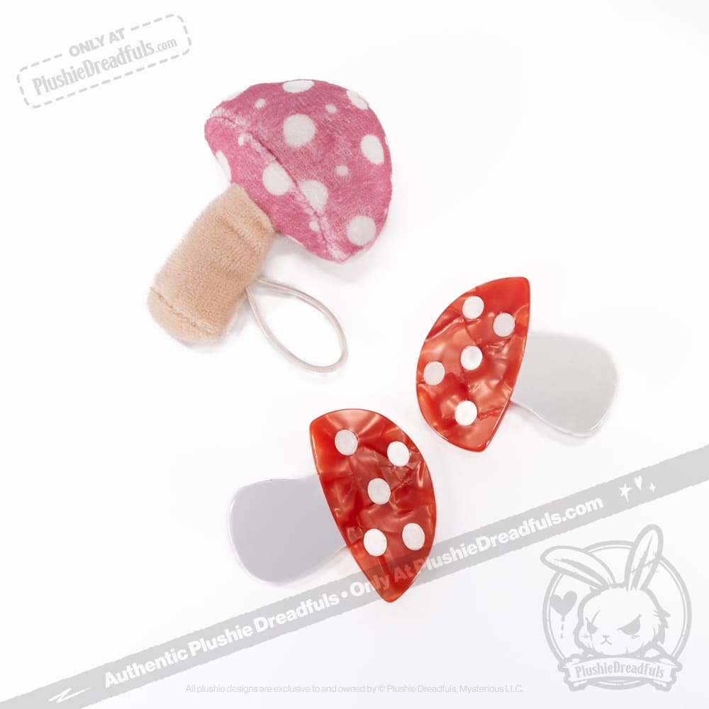 Mushroom Hair Clips Hair Clip