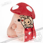 Plushie Dreadfuls - Mushroom Rabbit Fly Agaric Plush Stuffed Animal Toy