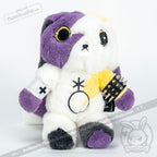 Plushie Dreadfuls -Non Binary Rabbit - Plush Stuffed Animal - Mysterious