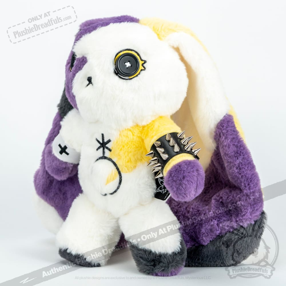 Plushie Dreadfuls -Non Binary Rabbit - Plush Stuffed Animal - Mysterious