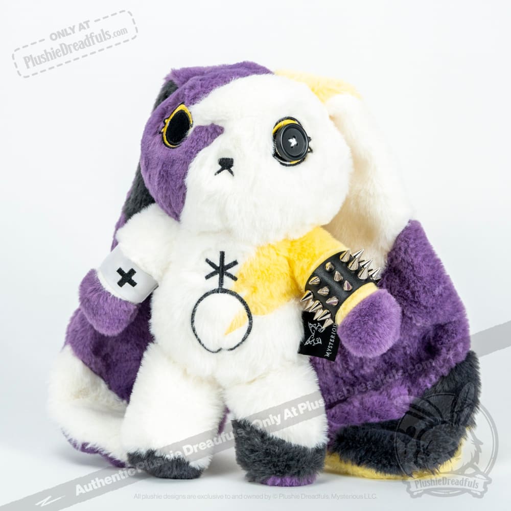 Plushie Dreadfuls -Non Binary Rabbit - Plush Stuffed Animal - Mysterious