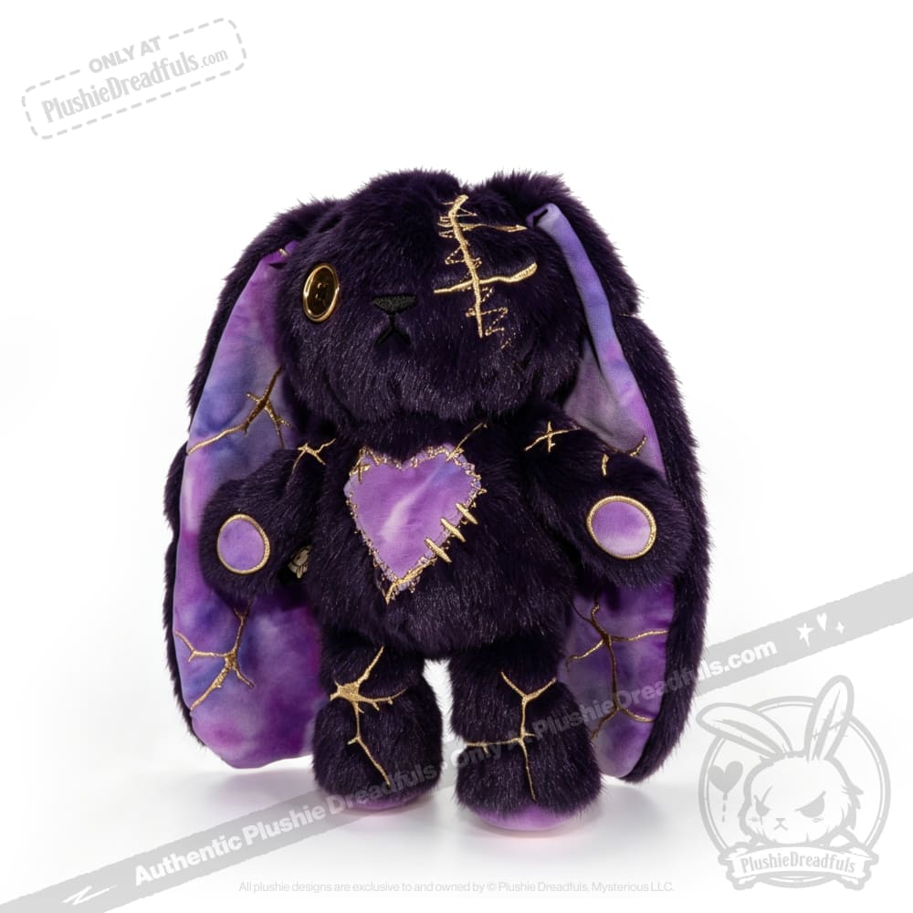 Plushie Dreadfuls -Obsidian Kintsugi Love Rabbit - Plush Stuffed Animal - toy