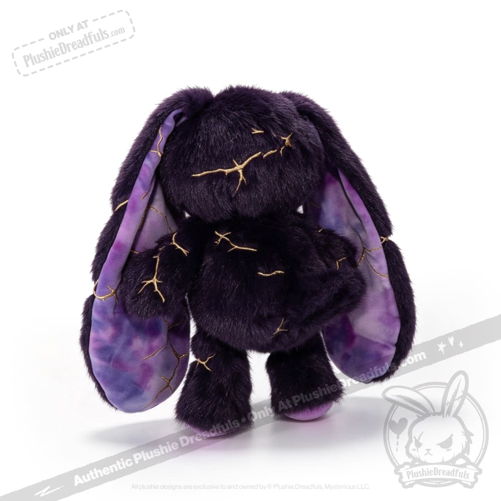 Plushie Dreadfuls -Obsidian Kintsugi Love Rabbit - Plush Stuffed Animal - toy