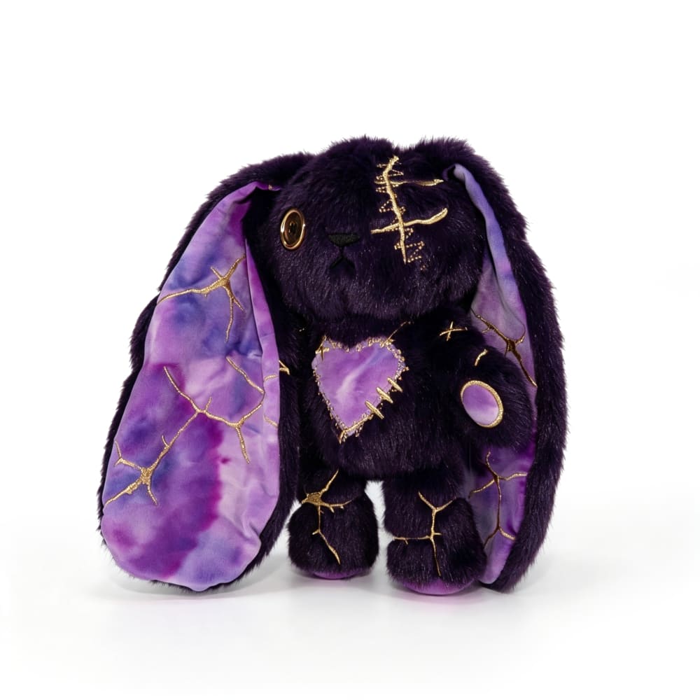 Plushie Dreadfuls -Obsidian Kintsugi Love Rabbit - Plush Stuffed Animal - toy