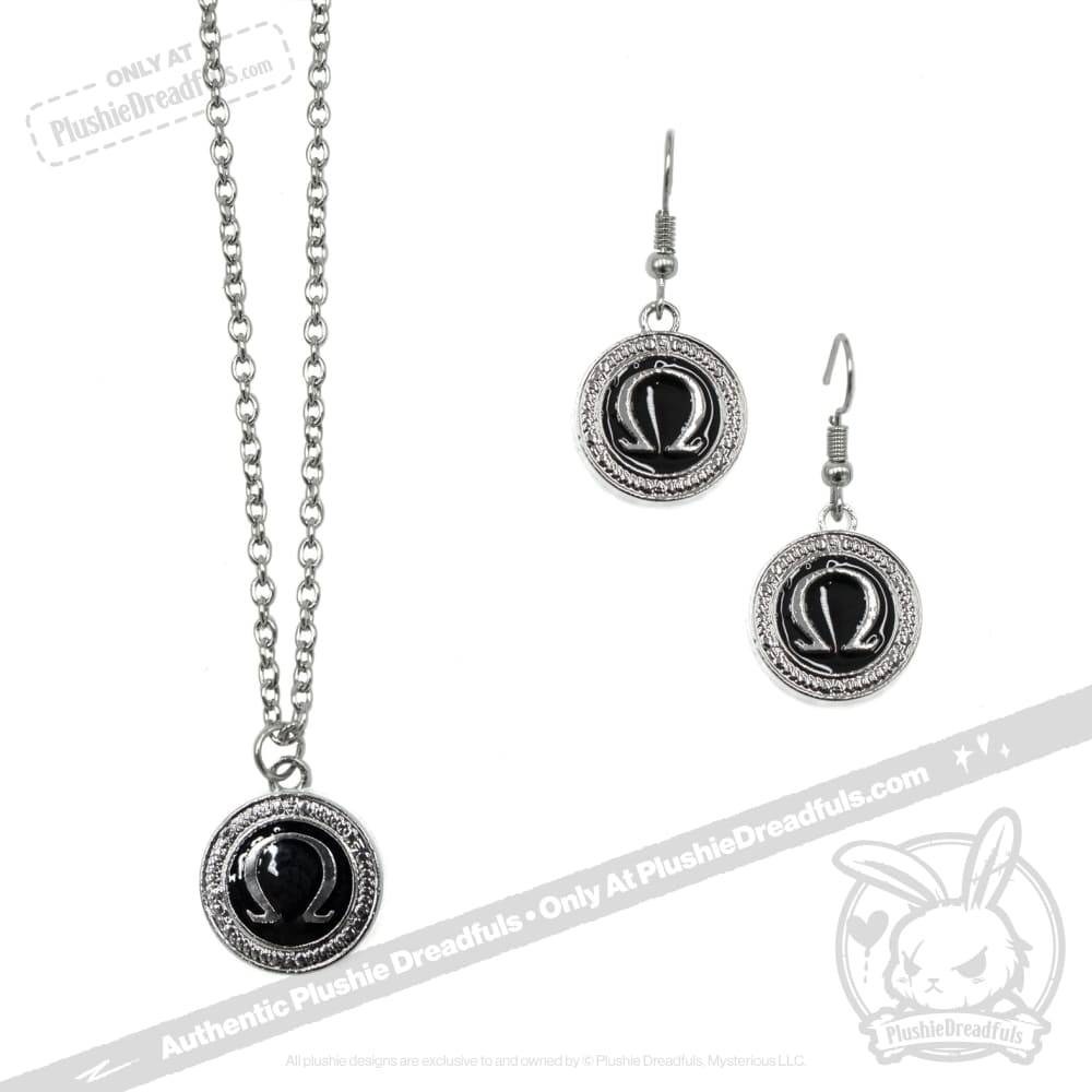 Omega Earring and Necklace Set - Mysterious