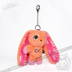 Plushie Dreadfuls - Orange Autism Rabbit Plush Keychain Accessory Keychain