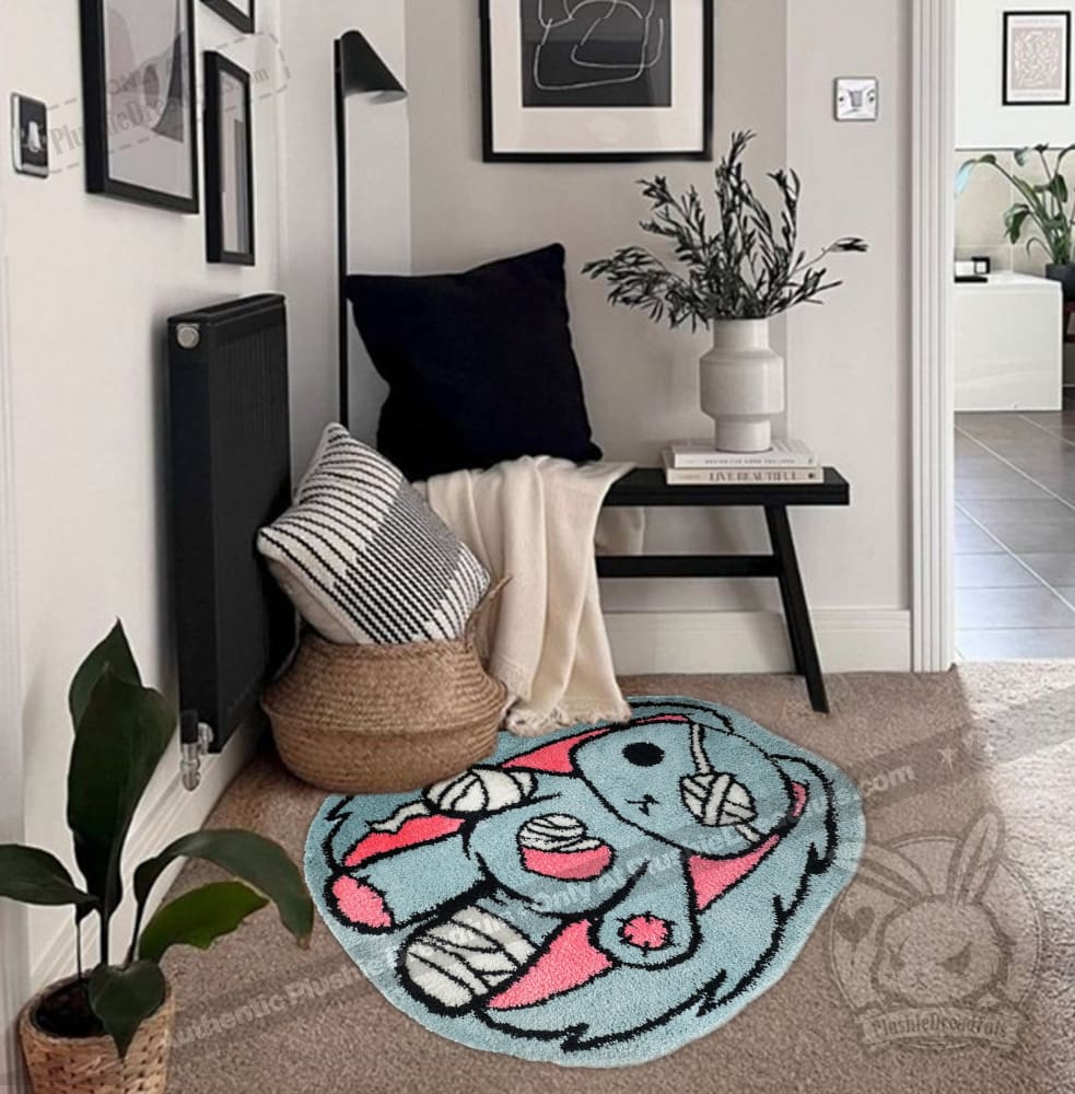 Ouchie Rabbit Rug Home Decoration