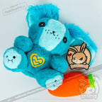 Plushie Dreadfuls - PCOS Rabbit - Plush Stuffed Animal - Mysterious