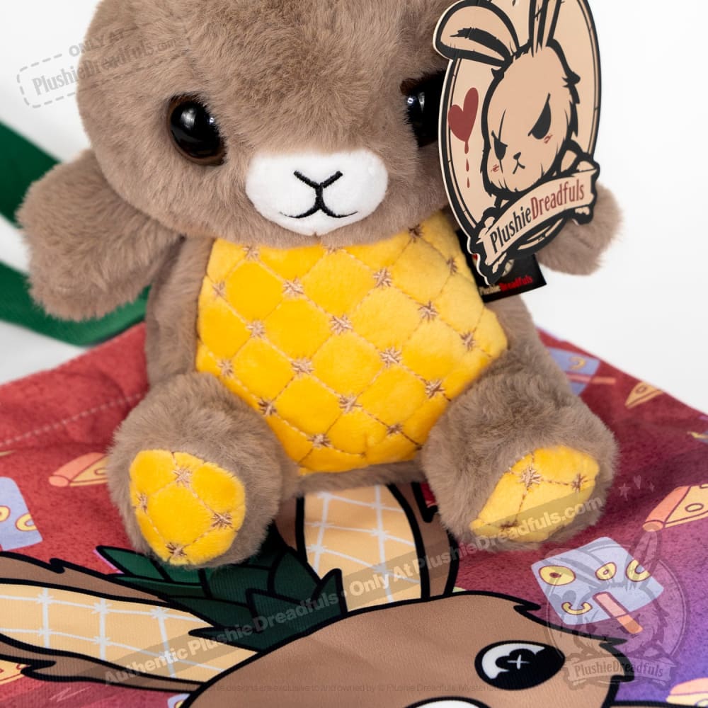 Plushie Dreadfuls -  Pineapple Rabbit - Plush Stuffed Animal - Mysterious