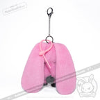 Plushie Dreadfuls - Pink Autism Rabbit Plush Keychain Accessory Keychain