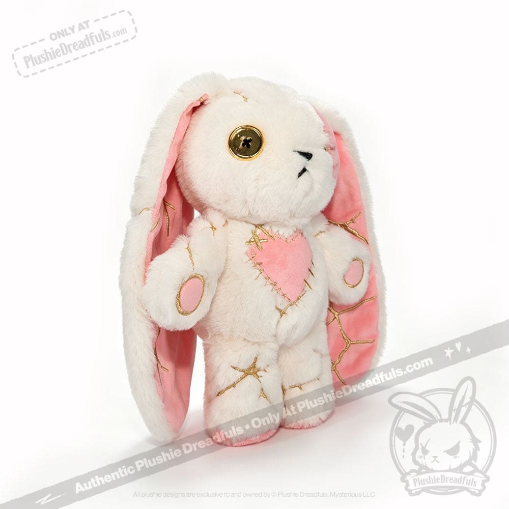 Plushie Dreadfuls -Pink Kintsugi Love Rabbit - Plush Stuffed Animal - toy
