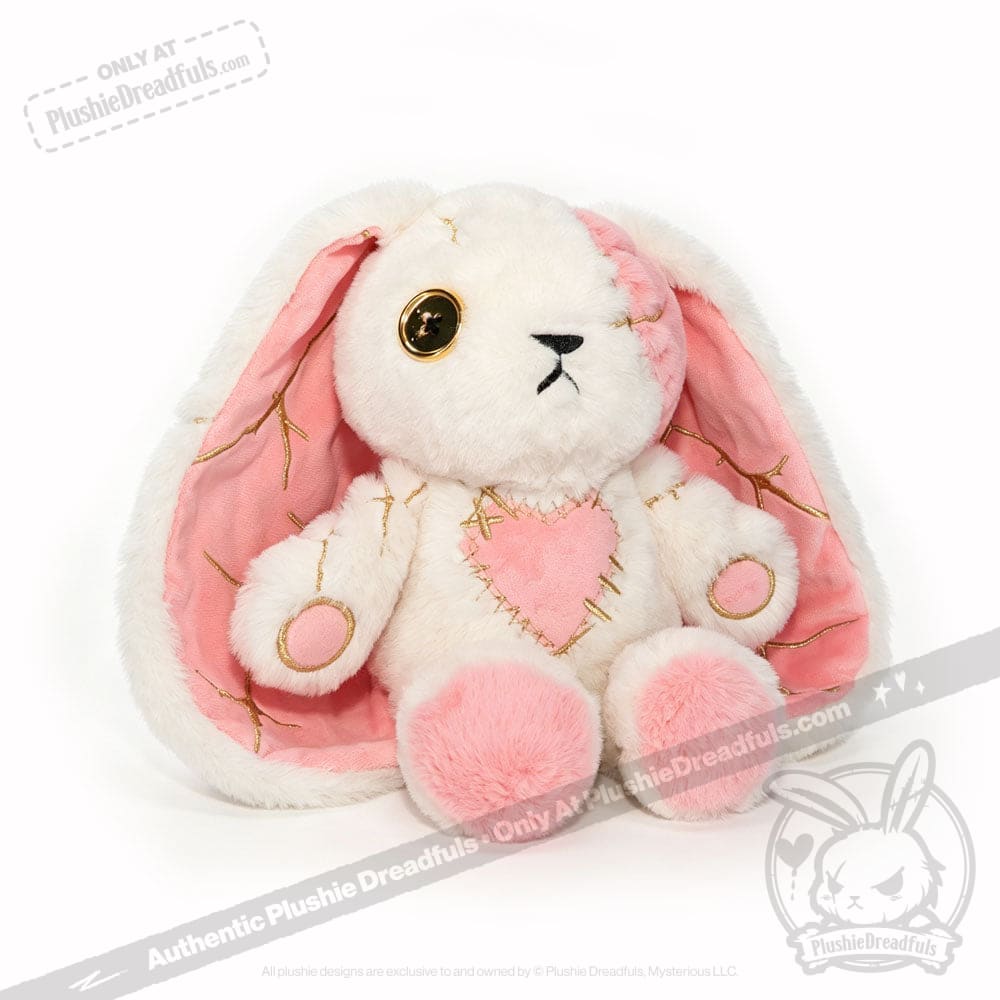 Plushie Dreadfuls -Pink Kintsugi Love Rabbit - Plush Stuffed Animal - toy