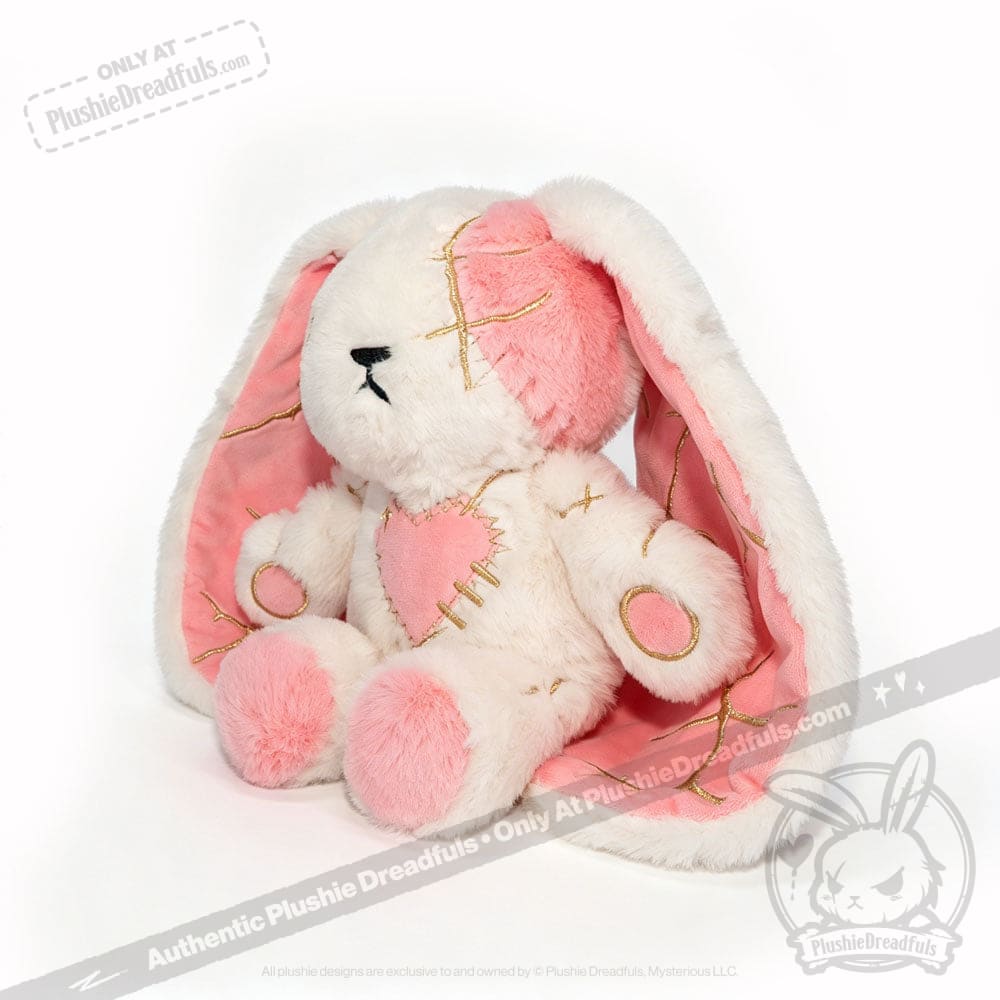Plushie Dreadfuls -Pink Kintsugi Love Rabbit - Plush Stuffed Animal - toy