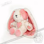 Plushie Dreadfuls -Pink Kintsugi Love Rabbit - Plush Stuffed Animal - toy