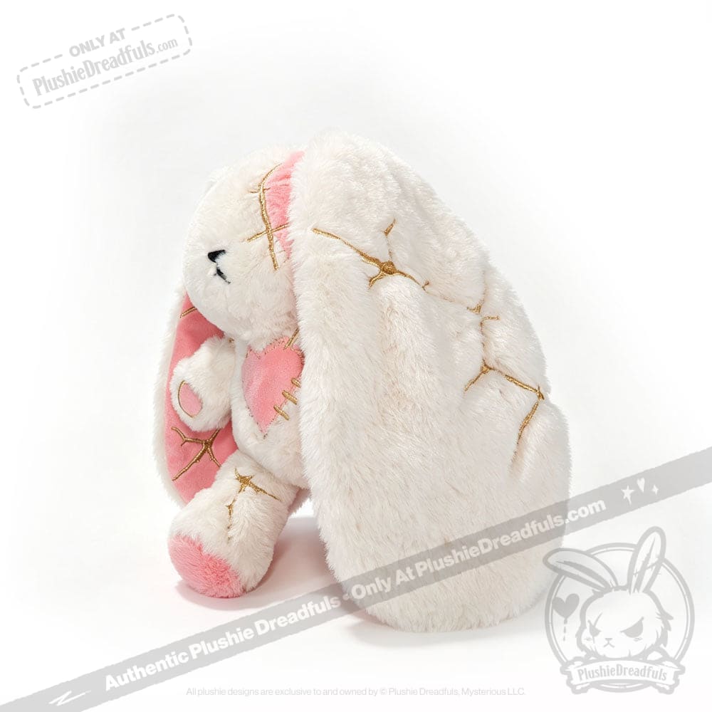 Plushie Dreadfuls -Pink Kintsugi Love Rabbit - Plush Stuffed Animal - toy